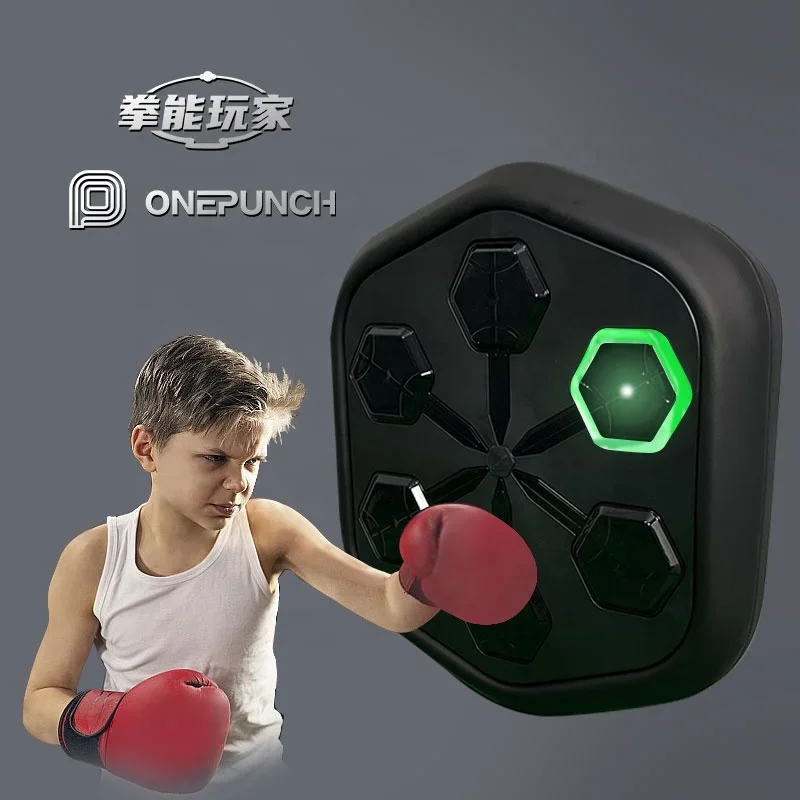 Reaktion Sport Trainings geräte Wand Pad Box Stanzen Kick Maschine Fokus Wand montiert Smart Target Musical Box maschine