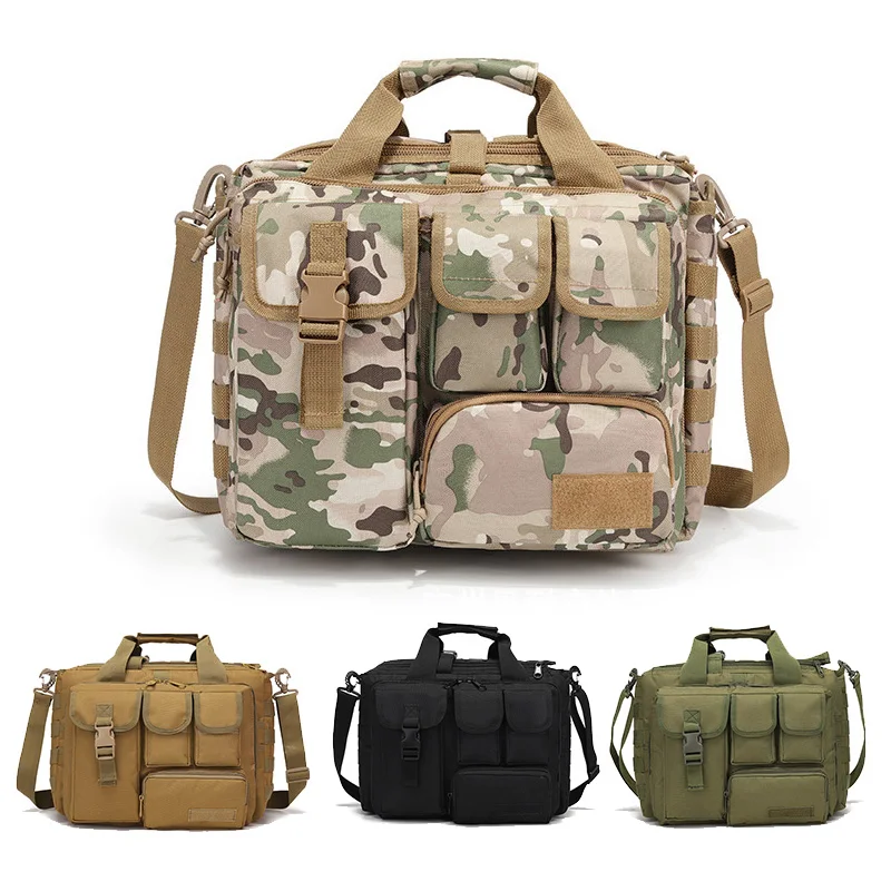 

New Backpack Tactical Molle Nylon Messenger Shoulder Bag Laptop Handbags Briefcase Outdoor Multifunction Climbing Bag