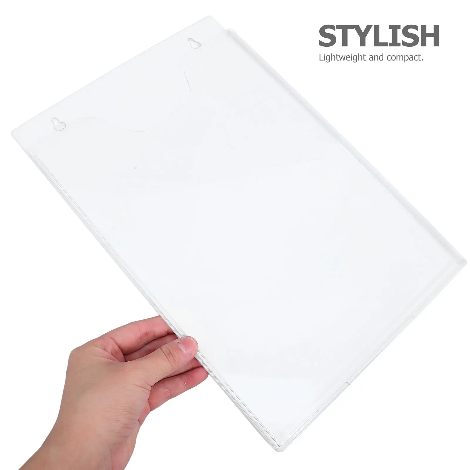 Clear Acrylic Brochure Holder Vertical Display Stand for Flyers Pamphlets Literature Office Retail Promotional Use Brochure