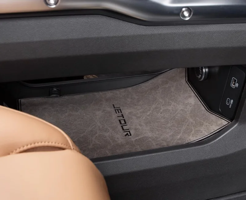 Car Full Car Leather Slot Pads Fit for JETOUR Traveler T2 2023-2024 Auto Full Car Leather Door Slot Pad Modified Accessories