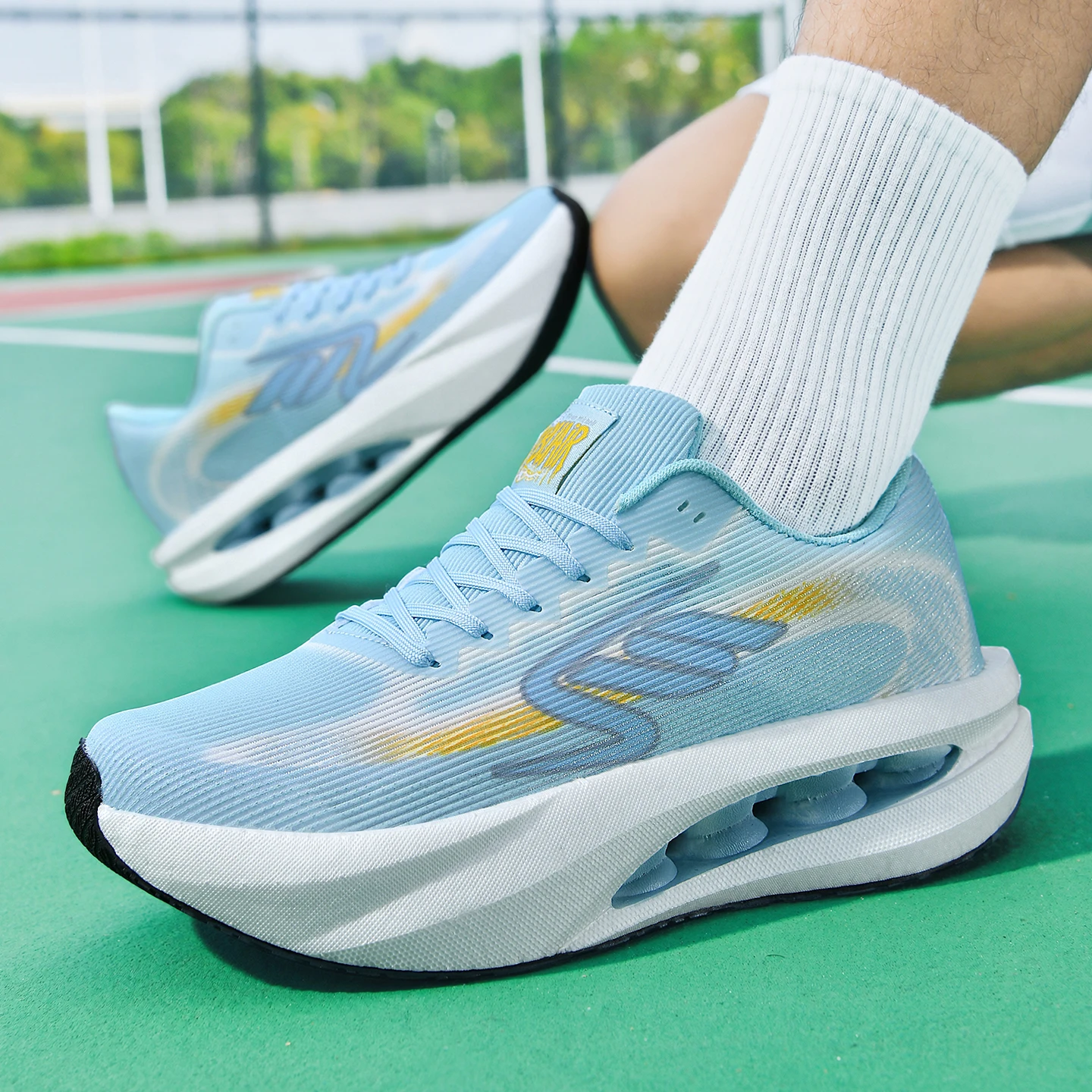 Unisex Breathable Mesh Soft-Soled Sneakers, Comfortable and Lightweight Walking Shoes, Casual Sports Running Tennis Fitness Trai