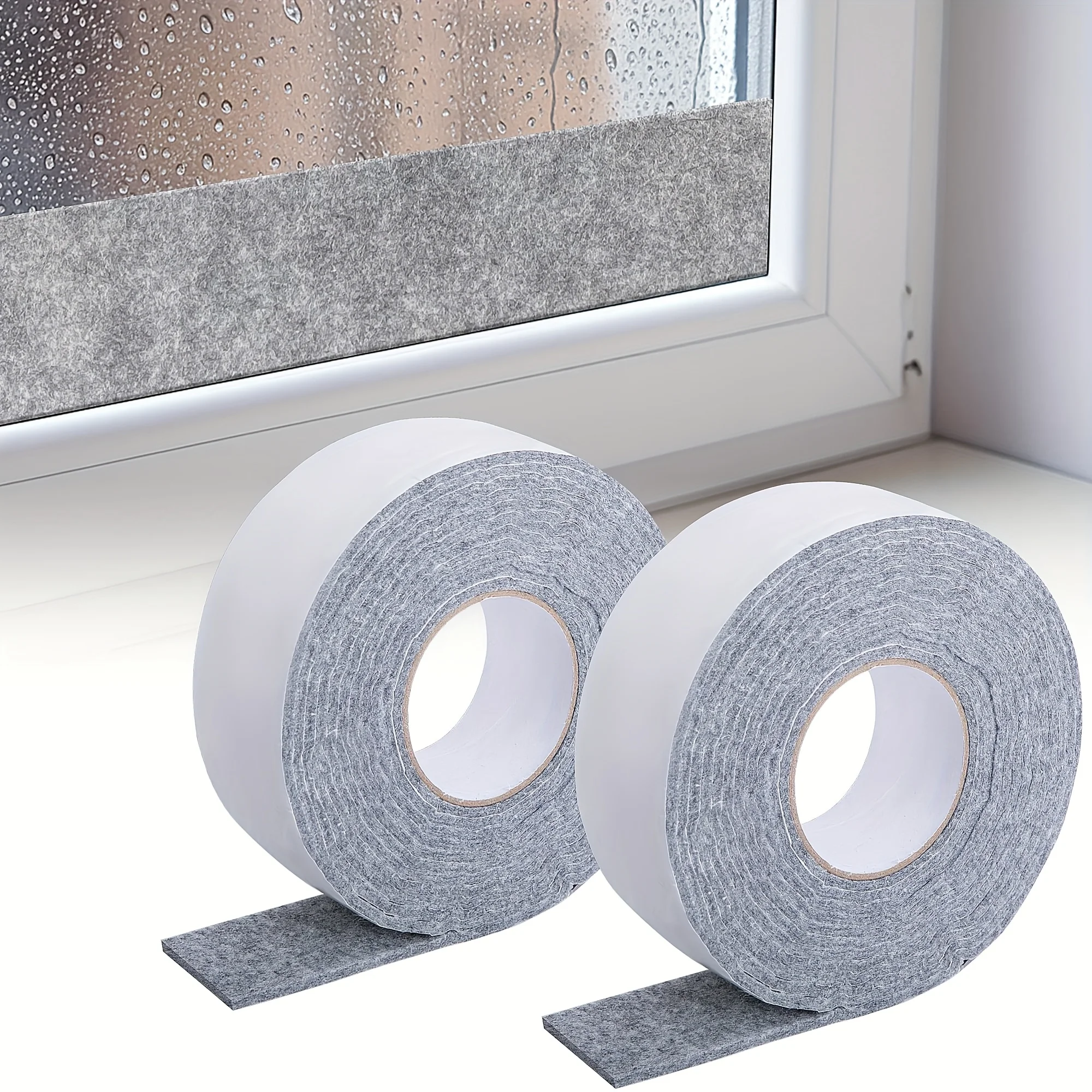 1pc Water Absorbing Felt Strip Roll for Window Use with Backing Designed to Prevent Moisture and Condensation Build Up