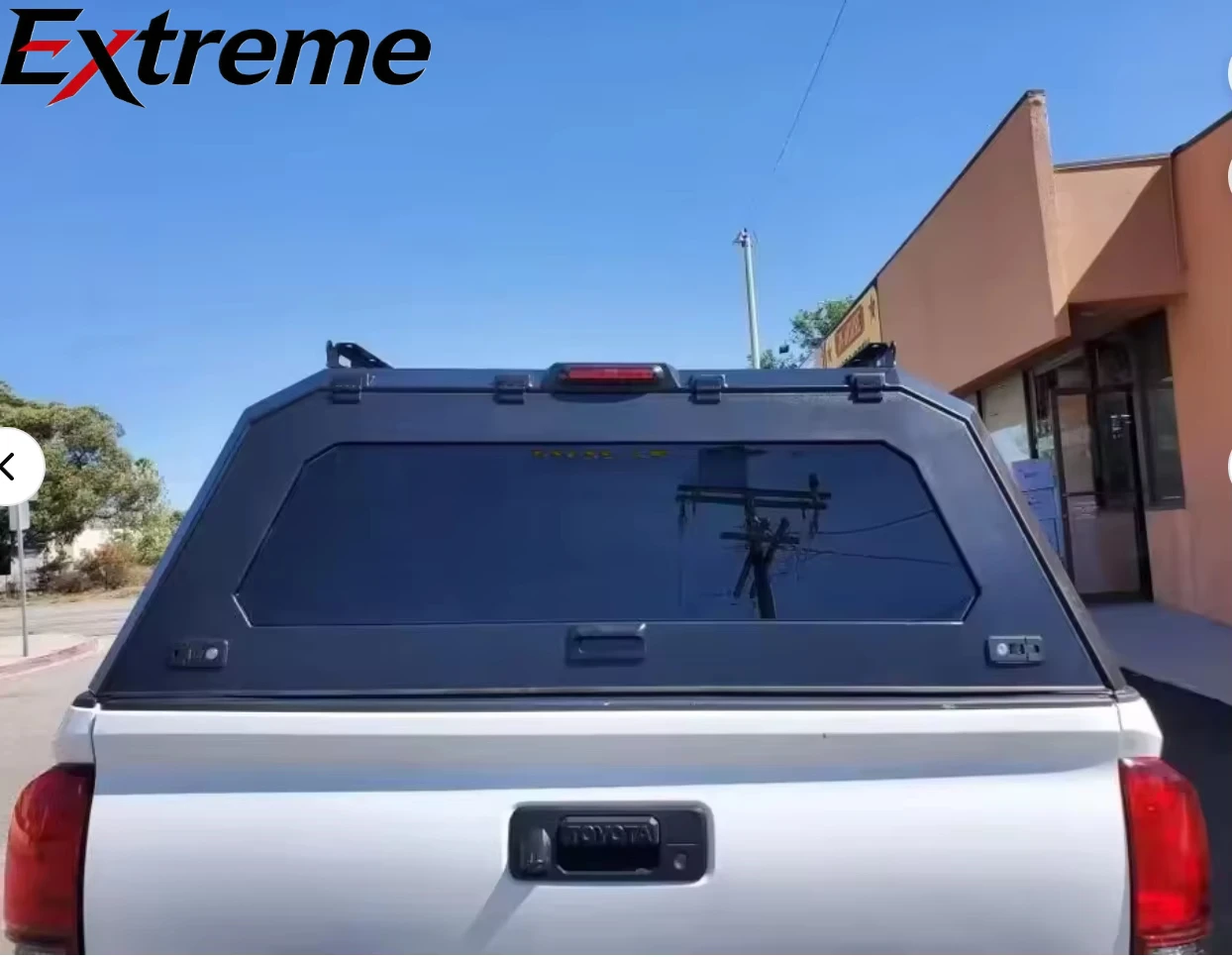 Hardtop Canopy for Toyota for 4x4 Pickup Truck-Waterproof Manual Steel Topper with Tailbox & Locking Feature