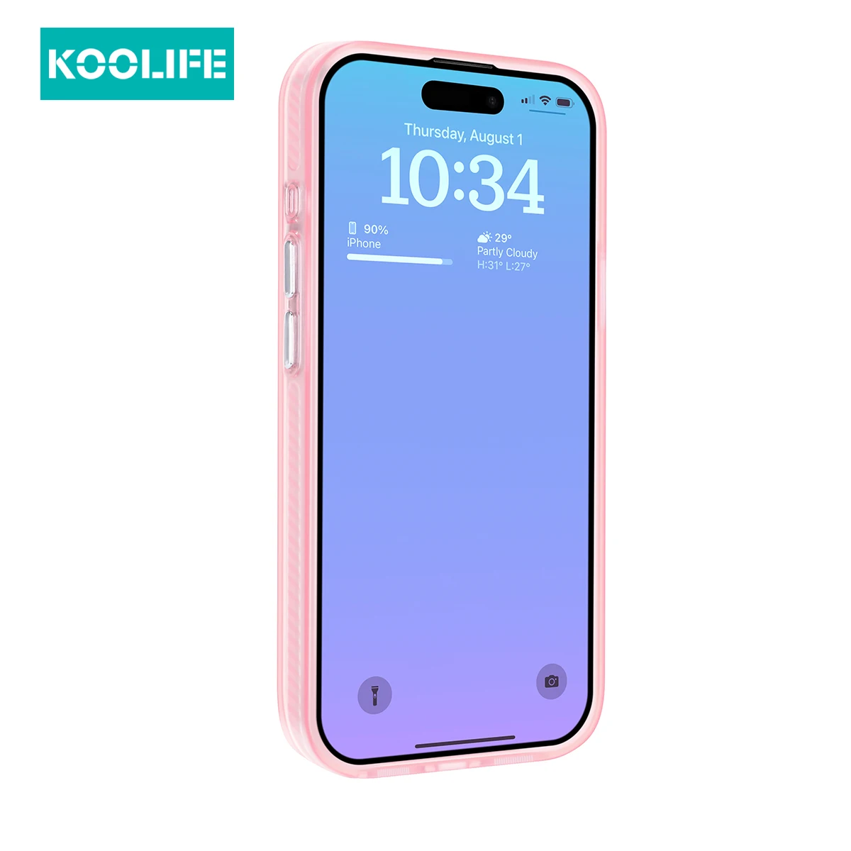 Koolife with Magnetic Mobile Phone Protective Case Imd Craft Model Electroplated Button for iPhone 11 12 13 14 15 16 Pro Max