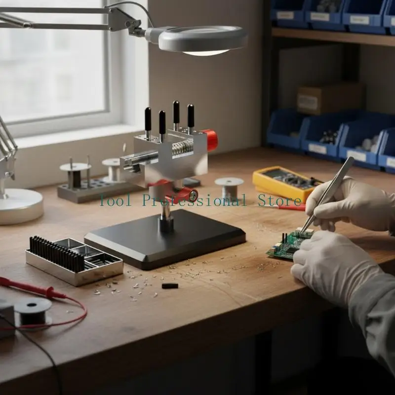 

57QF Multifunction Stainless Steel Tool Clamp Feature Fast Adjust Mechanism For Craftsmanship Projects Industrial Maintenance