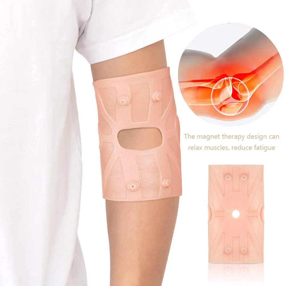 

2pcs Magnetic Therapy Elbow Brace Elastic Support For Sports Fitness Elbow Sleeve Protective Guard Comfortable Compression Pad