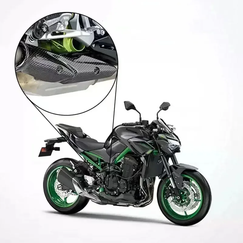 

S T для Kawasaki Z900 Z 900, глушитель выхлопной системы мотоцикла, защитный чехол, противоожоговая доска, обтекатель, без шнуровки.