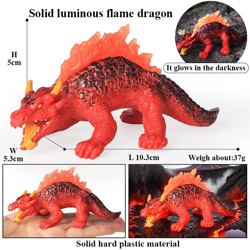 Oenux الأبيض النمر غريفين سيربيروس الأسد النمر شجرة الوحش النار التنين الديناصورات نموذج عمل أرقام جمع لعبة طفل