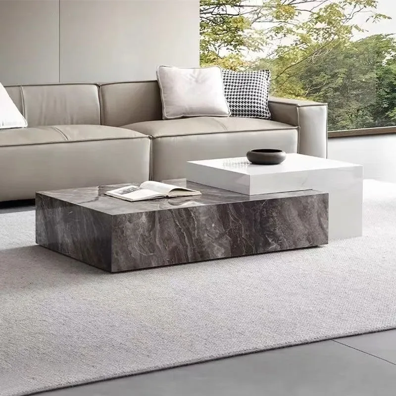 إطار طاولة القهوة الجمالية تصميم واضح طاولة القهوة الفاخرة الحديثة مجلة غرفة نوم ميسا سنترو صالون الأثاث الملحقات