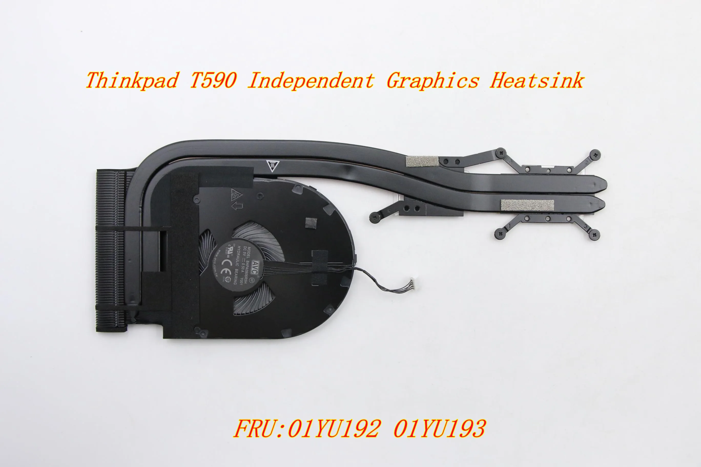 

New Original Laptop Independent Graphics CPU Heatsink With Fan For Lenovo Thinkpad T590 FRU:01YU192 01YU193