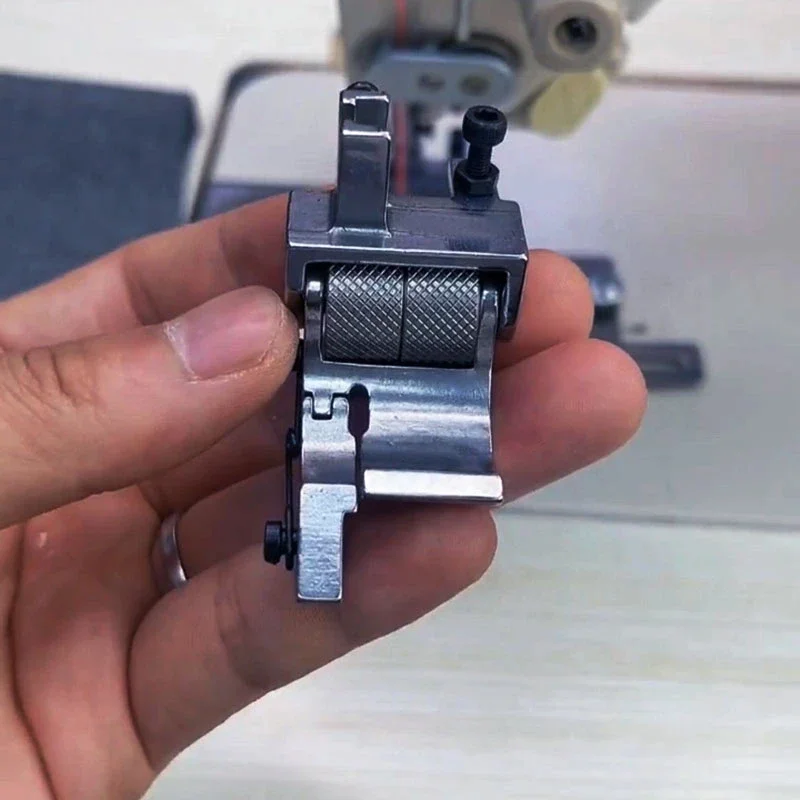 

Trouser Bottom Blind Stitch Roller Presser Foot And Hemmer Foot For 1-needle Lockstitch Sewing Machine JUKI BROTHER SINGER JACK+