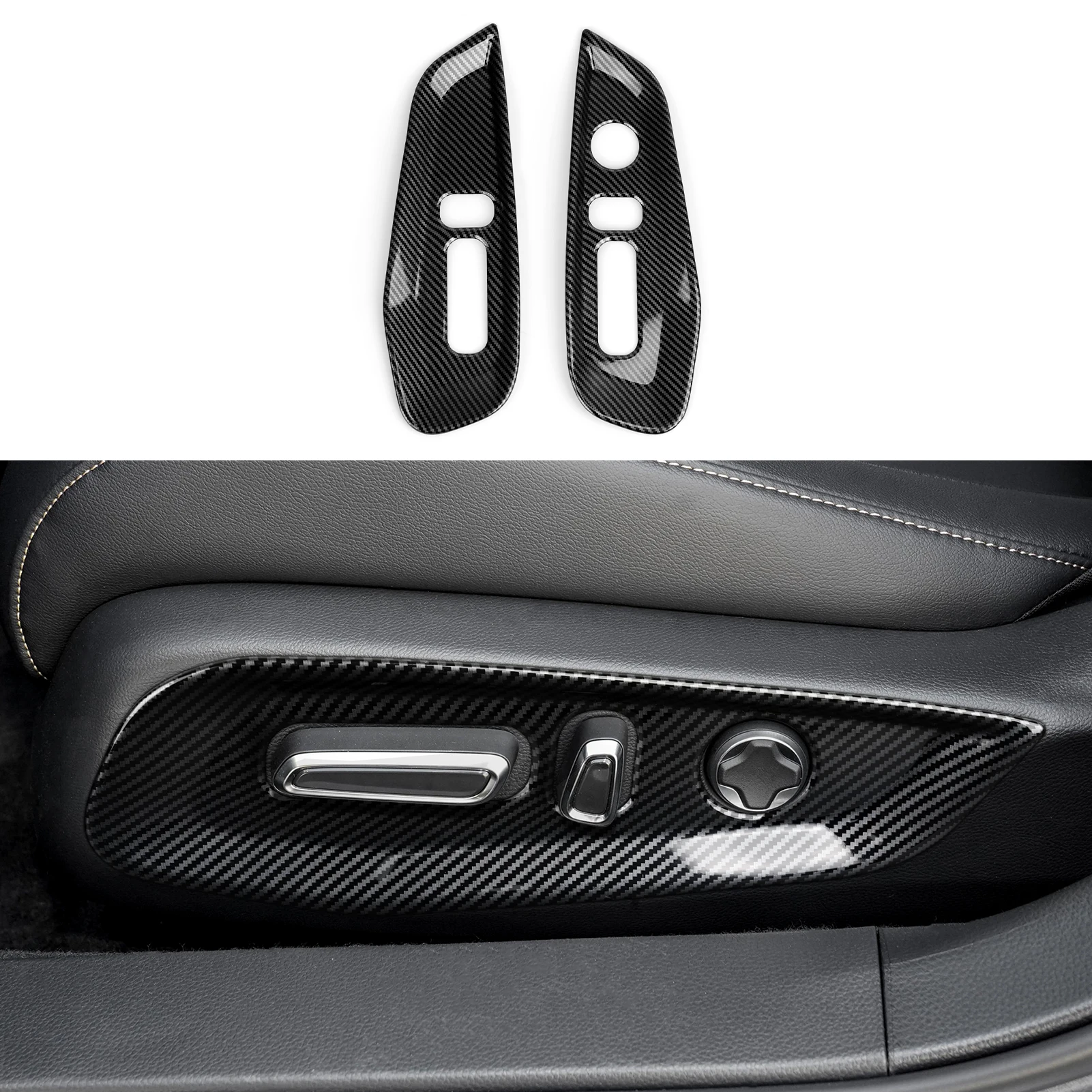 Auto-Mittelkonsole, Schalthebel, Lenkradverkleidung für Honda Accord 10. Generation 2018-2022 Zubehör. ABS-Kohlefaser-Innenausstattung. – Detail 25