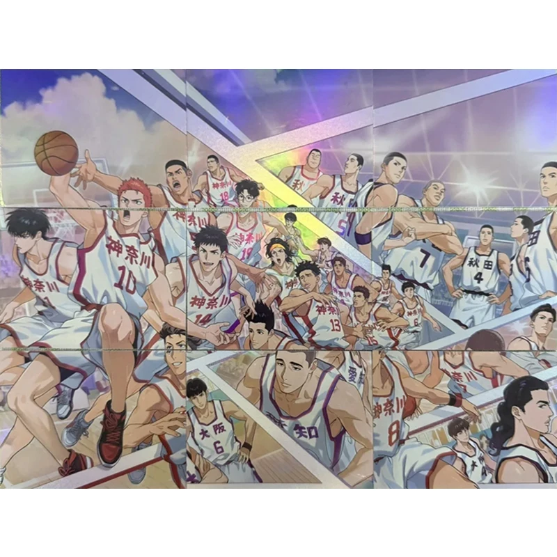 أنيمي سلام دنك الألغاز بطاقات Sakuragi Hanamichi Rukawa Kaede Mitsui Hisashi جمع بطاقات هدايا عيد ميلاد لعب الأطفال