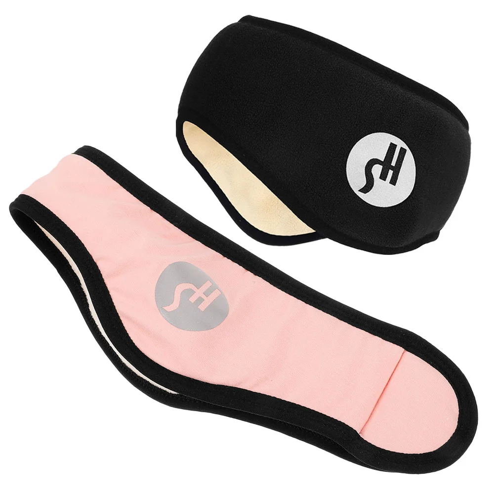 2 Pcs Ear Muffs Warm Covers for Sleeping Headband Adjustable Women Man
