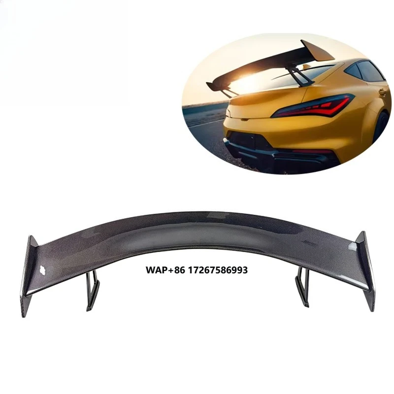 Style Lightweight Carbon Fiber Spoiler Rear Track Wing for Integra Type S Car Spoiler 2024-2025