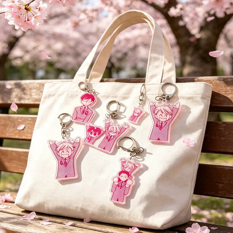 Ouran High School Host Club Acrylic Keychain Haruhi Fujioka Tamaki Suoh Itabag Decorating Budget‑friendly Cute Student Supplies