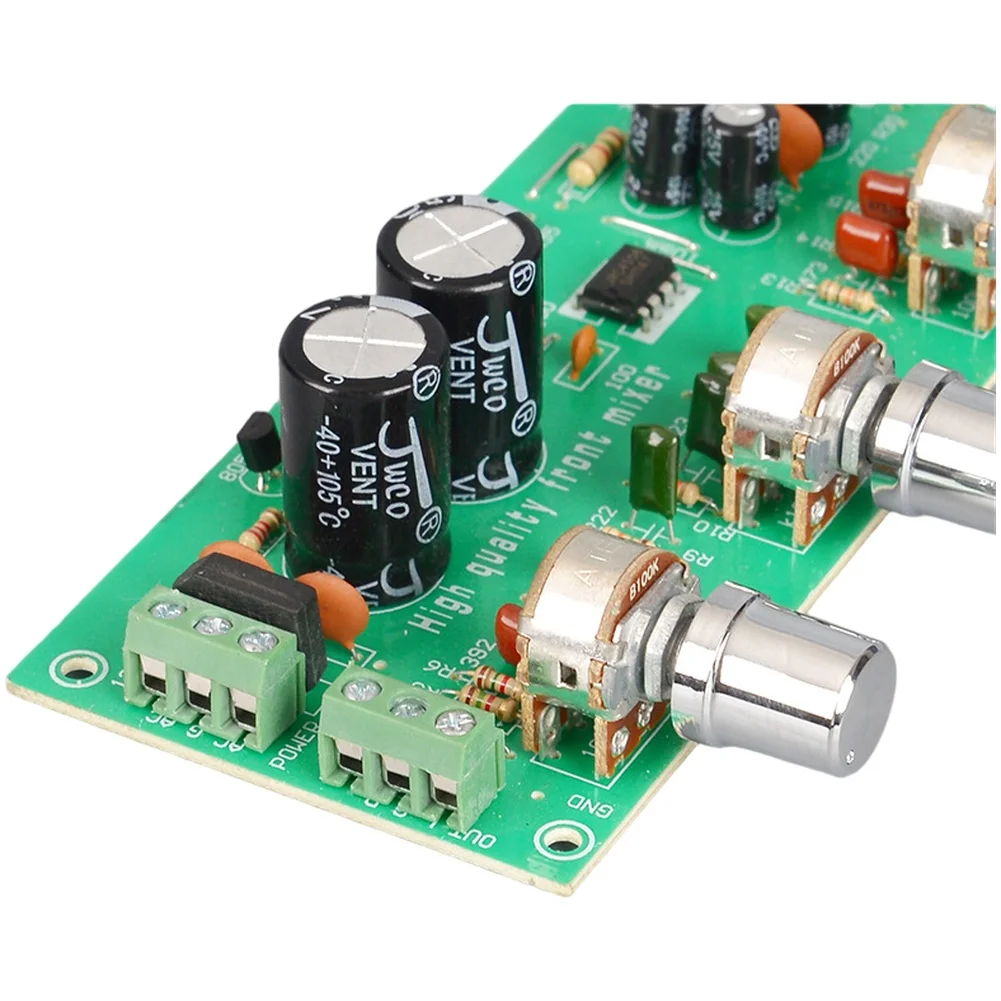 

5 Channel Tuner Adjustable Tuner For Audio Tuning 4558 Op Amp Channel Balance Power Supply AC For Audio Enthusiasts