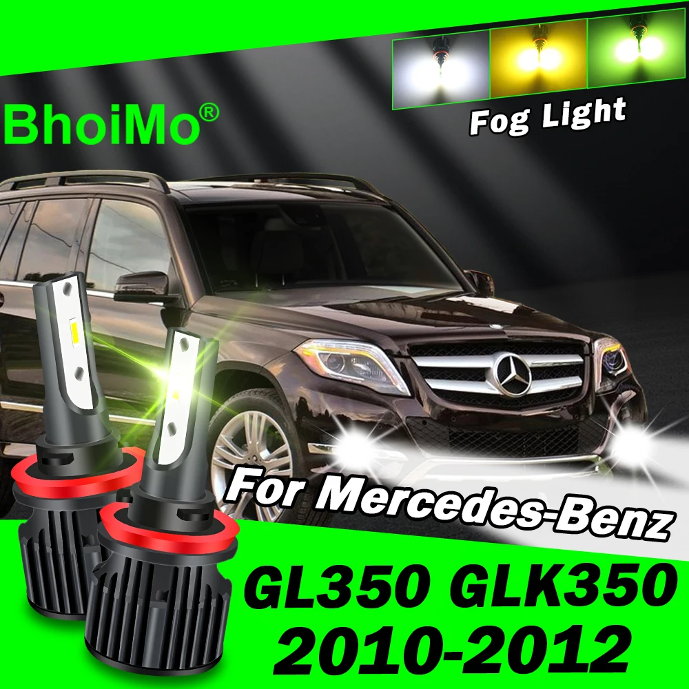 

BhoiMo Front Fog Light Lamp For Mercedes-Benz GL350 GLK350 2010 2011 2012 Led Bulb