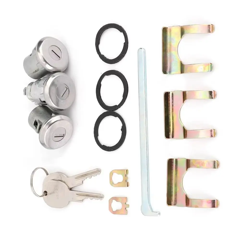 Door Trunk Lock Set Key Kit Replace 654394765282 For Chevelle For Malibu For Monte Carlo For Camaro Car Accessories
