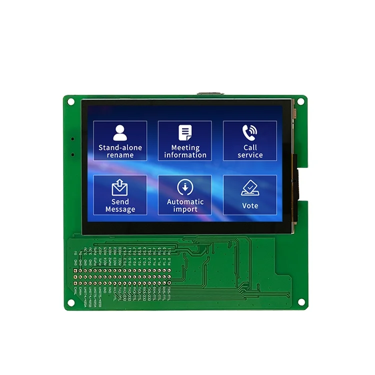 2026 4.3-inch, 480*800 Pixels Resolution, 262K Colors, IPS-TFT-LCD Capacitive Touch Including IO, UART, CAN, AD and PWM EKT043B