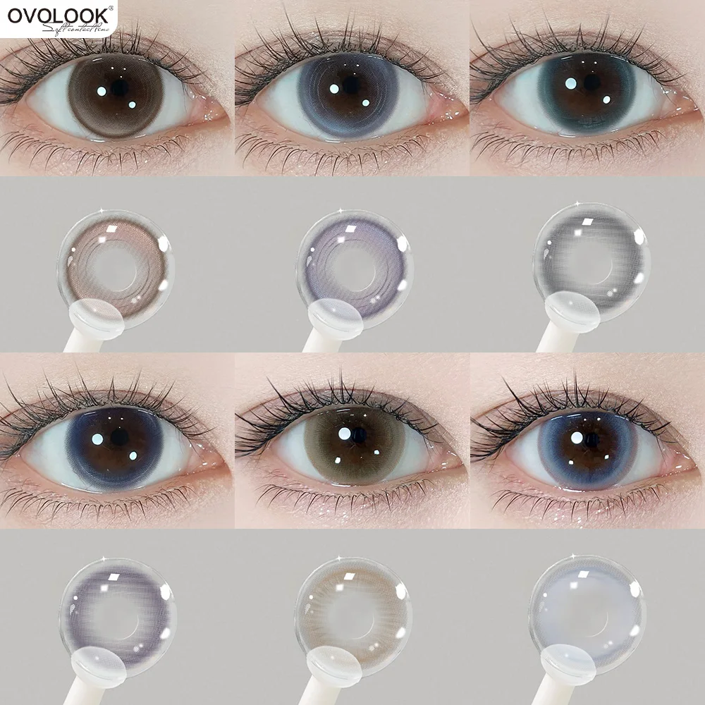 ovolook-lentes-de-contato-coloridas-estilo-coreano-descartaveis-diarias-10pcs-rosa-marrom-natural-cinza-fosco-adequadas-para-olhos-sensiveis