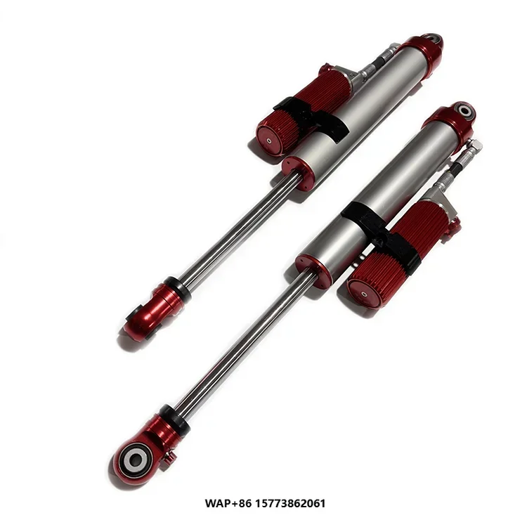 212 Adjustable Rear Shock Absorbers 2.5 Inch Compression Durable Comfort and Stability Product in Red