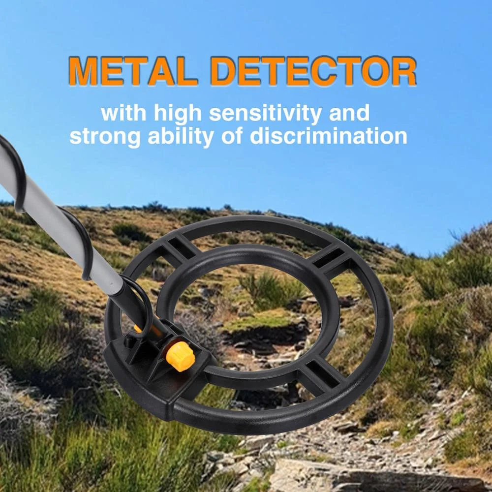 Metal Detector MD4060 Professional Underground Metal Locator Treasure-hunting Device Adjustable Mode Pinpointing Function