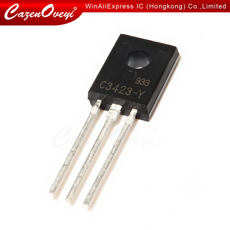 10pcs/lot ( 5pcs A1360 + 5pcs C3423 ) 2SA1360 A1360-Y TO-126 2SC3423 TO-126 new original In Stock