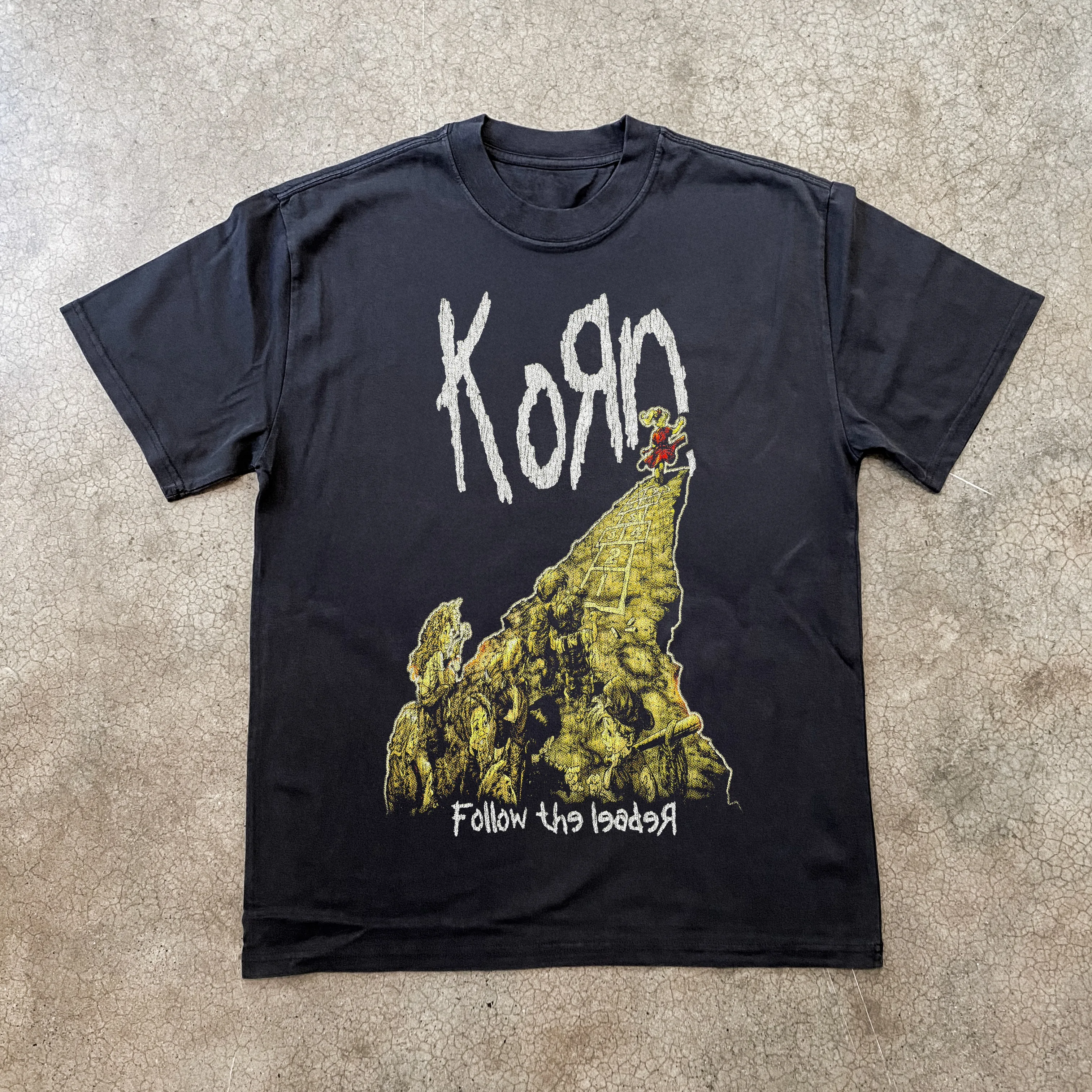 Korn Follow The Leader Promo Band Graphic Tee Cotton Men Women T-Shirt Vintage Streetwear