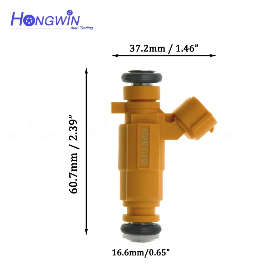 35310-2B020 New Fuel Injector Nozzle For Hyundai i20 i30 Kia Rio Venga Cerato 1.4 1.6 G4FG 35310 2B020 9260930074 353102B020