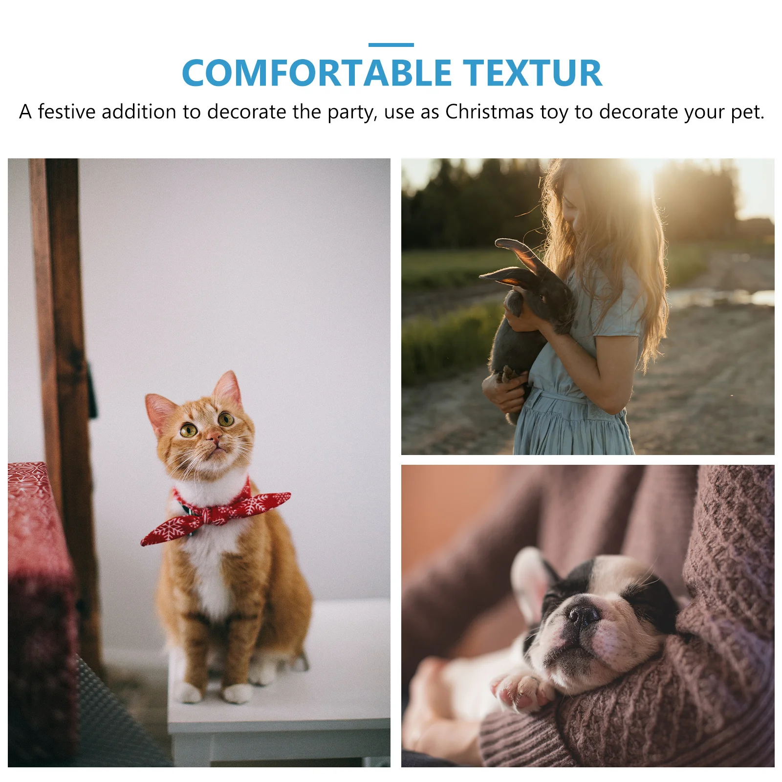 

1Set Christmas Hat Scarf Red Mini Adjustable Xmas Pet Costume Small Pet Party Ornament Photo Prop Accessory Xmas Hat Scarf