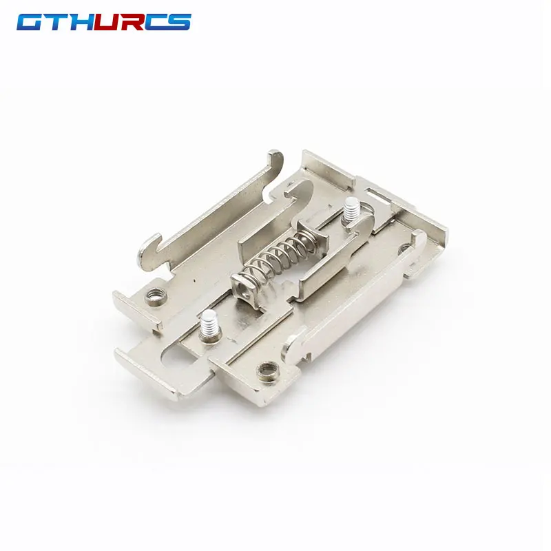 SSR 35MM DIN rail fixed solid state relay clip clamp Mounting Fixed Buckle Snap Single phase 1 pcs