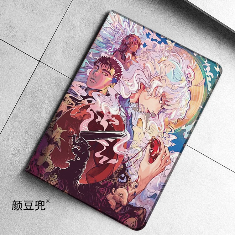 Berserk Anime Guts Griffith For iPad Air 3 4 5 10.9 Mini 4 5 6 Case Luxury Silicone For Pro 12.9 11 iPad 10th Protective Shell