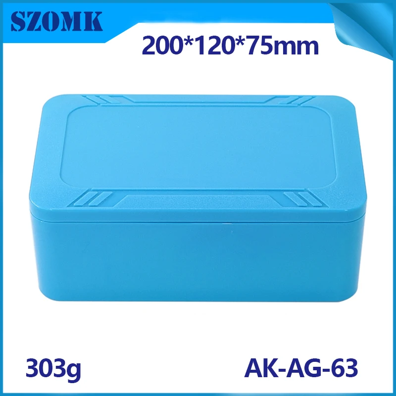 200x120x75mm ABS Plastic Shell Waterproof Electronic Project Box Blue Color DIY Enclosure Instrument Case Electrical Supplies