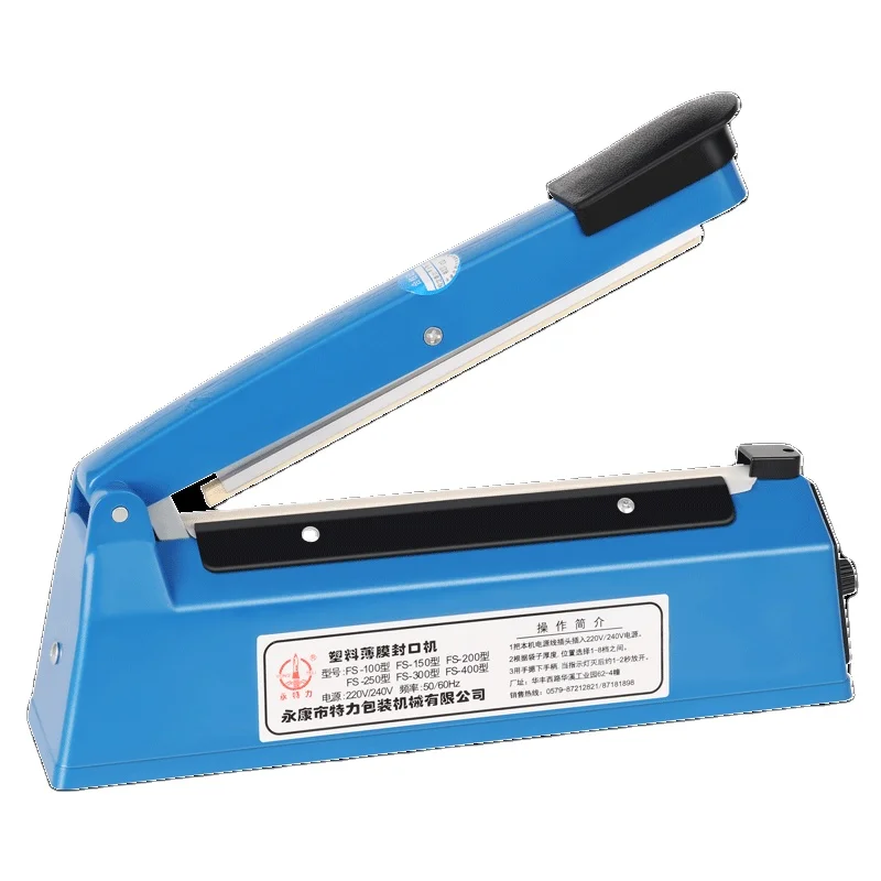 Portable Electric Food Vacuum Heat Sealer Household Kitchen Tool with Manual Function for Paper Packing Bags
