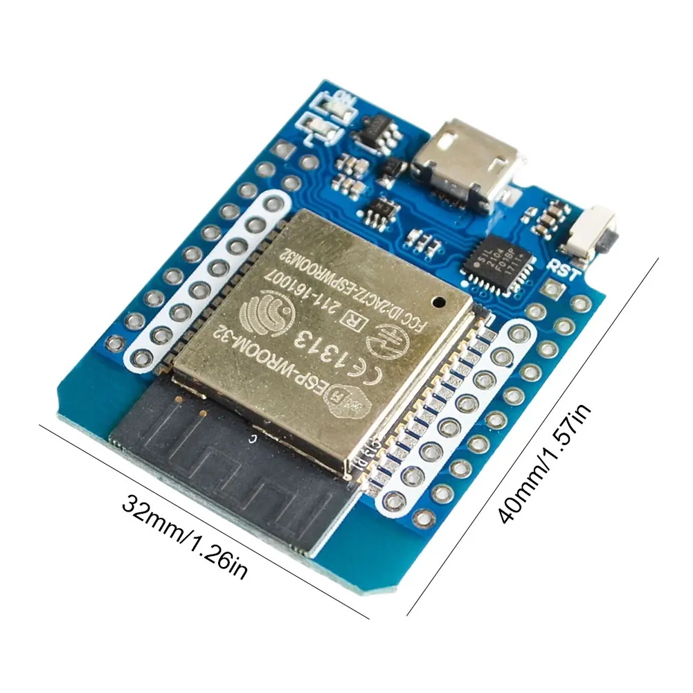 D1 Mini ESP32 ESP-32S CP2104 CH9102 MICRO Type-C Bluetooth WIFI Development Board ESP-WROOM-32 Iot Board For Arduino With Pins