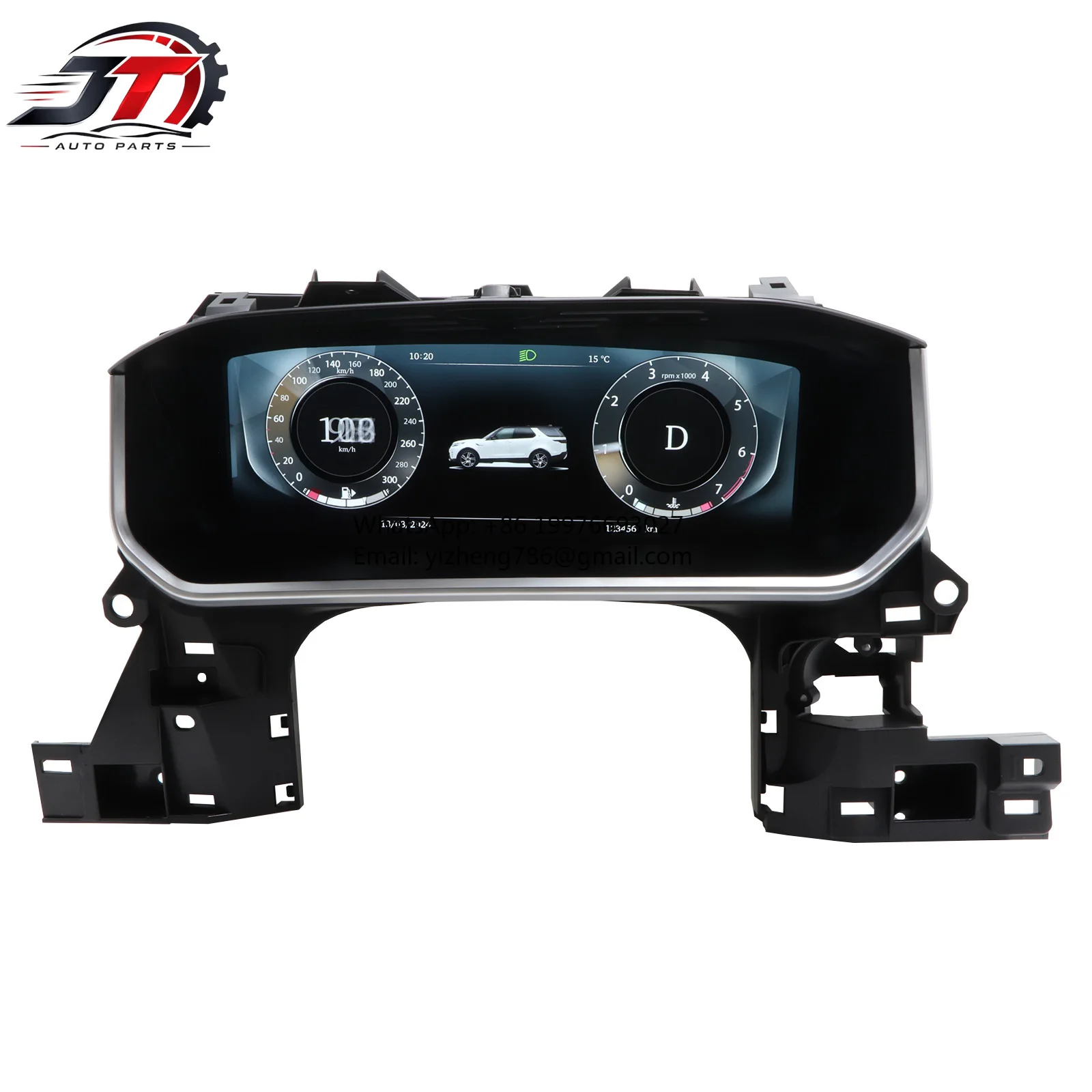 JT WEIJUNPRO 12.3 Inch Speedometer Panel Auto Meter Digital Dashboard Cluster Stereo For Land Rover For Discovery For 5 2017-202