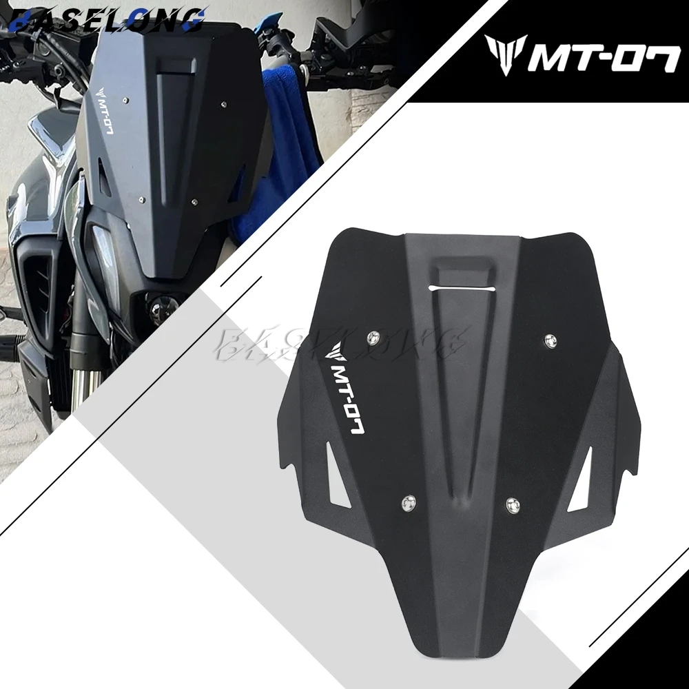 

Motorcycle Accessories Windshield Windscreen Deflector Fairing Cover For YAMAHA FZ07 FZ-07 MT07 MT-07 MT 07 2021 2022 2023 2024