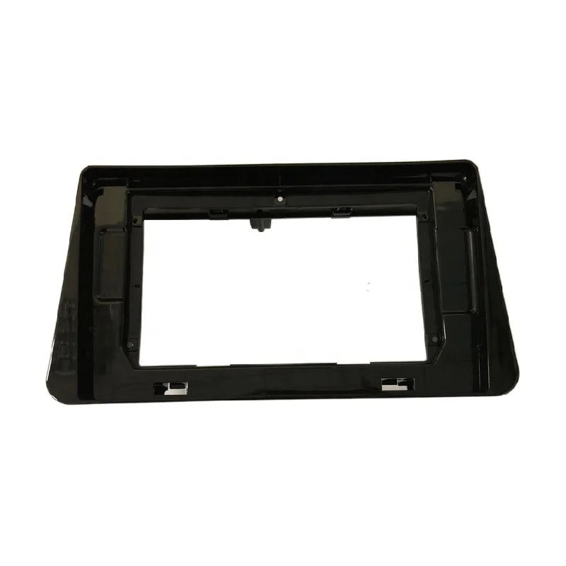 10.1 Polegada instalação de rádio do carro duplo din dvd gps mp5 plástico fáscia painel quadro para 2017 + nissan micra/kicks