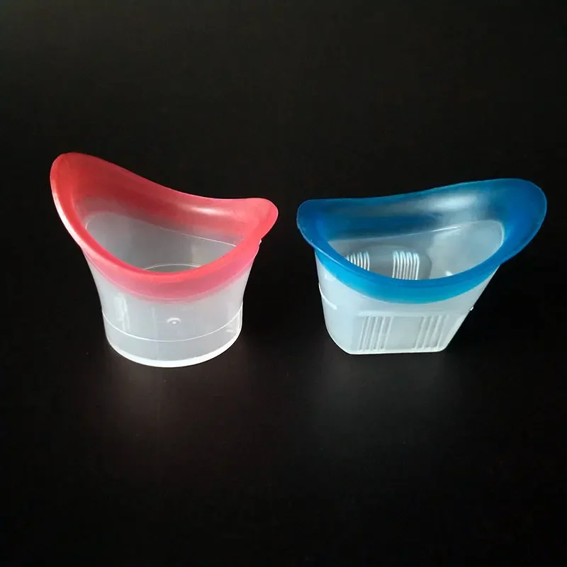 2pcs Eyewash Cup Silicone Resuable Soft Eye Bath Cup Eye Wash Cup for Elderly Women Men Children