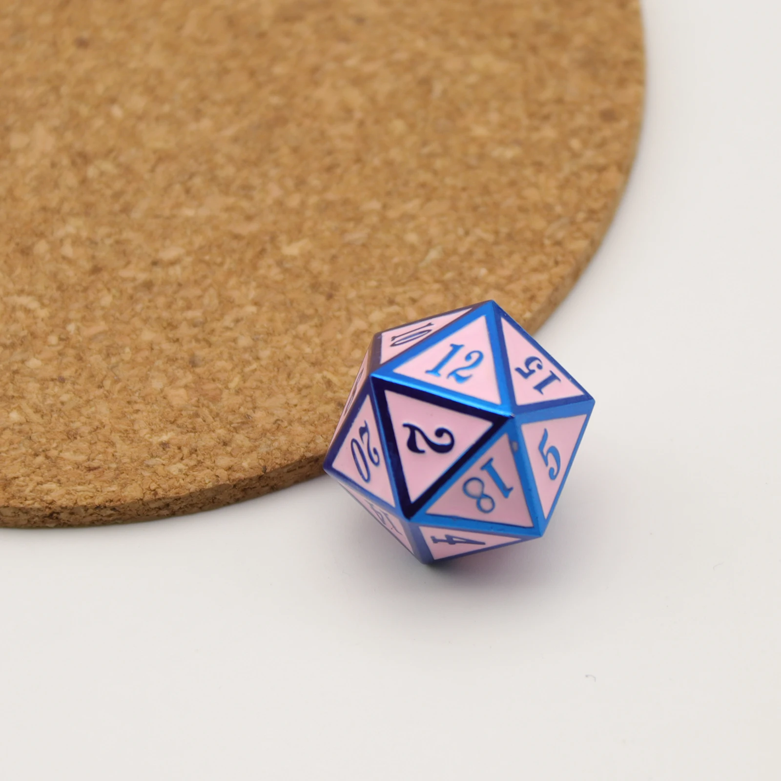 Dados de Metal de Color aleatorio, DND D4 D6 D8 D10 D% D12 D20, dados poliédricos para juegos de mesa D & D Pathfinder RPG, 1 ud.