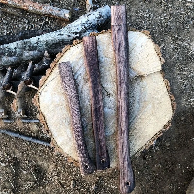 مقبض فأس خشبي الغابة في الهواء الطلق الفأس لتقوم بها بنفسك اكسسوارات الدفاع الشخصي القتالية محاور اليد عرقوب الخشب المروحية الحطب أدوات يدوية #2