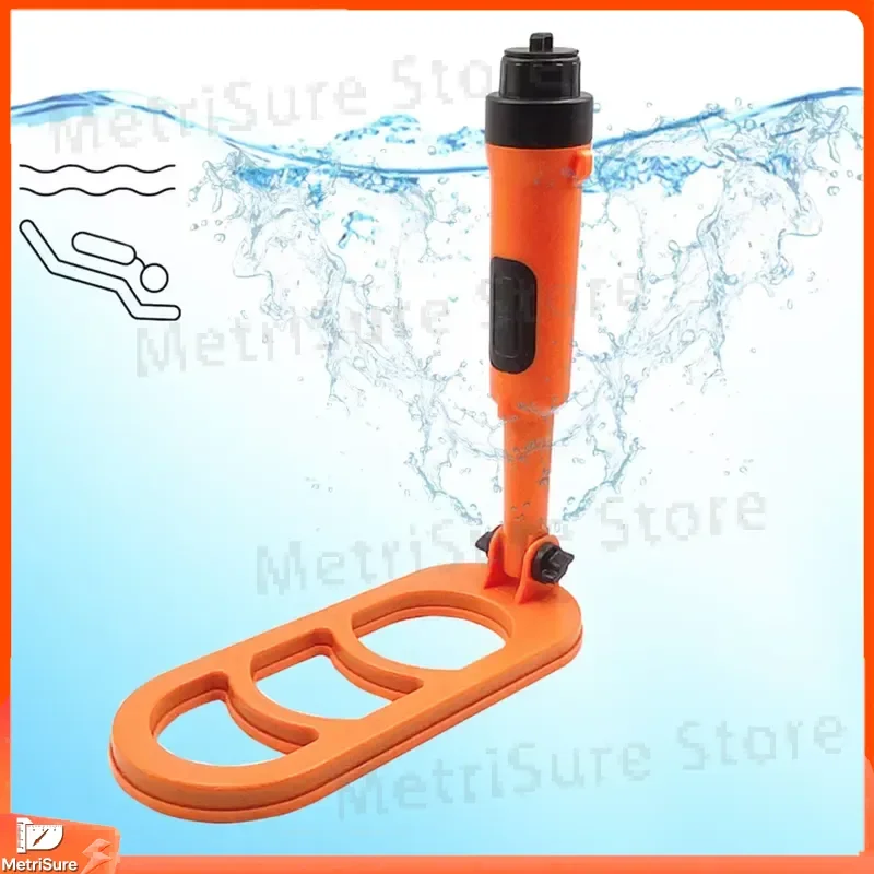 Underwater Scuba Metal Detector Folding Waterproof Pulse Induction Pinpointer for Gold Prospecting Diving Treasure Hunting