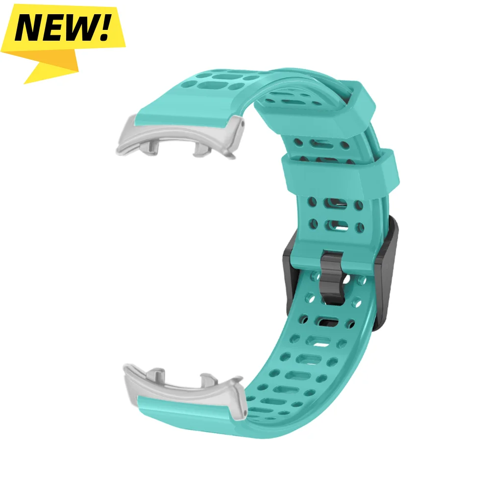 

Silicone Loop Strap For Honor Watch Fit Strap Breathable Air Holes+Zinc Alloy Buckle Quick Release Sport Band Man Woman Bracelet