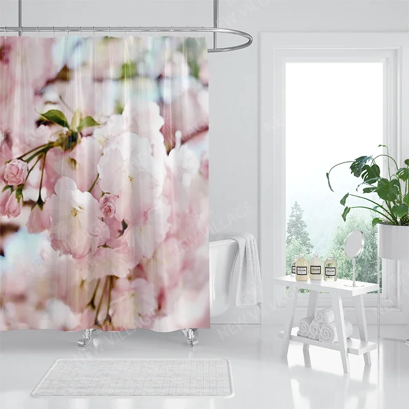 Waterproof fabric shower curtains Bathroom curtain accessories 180x200 Bath curtain for shower 240*200 nordic boho decoration