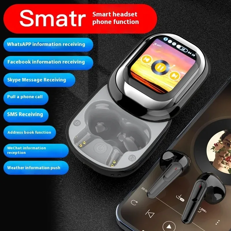 2025 New Wireless Bluetooth AI Translation Headset Smart Touch Noise Cancelling Earbuds Long Standby