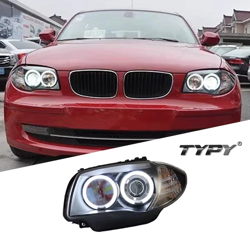 

TYPY New LED Headlight Upgrade Modified Full Head Lamp For BMW 1 Series E87 2004-2011 Turn Signals Daytime Running Lights