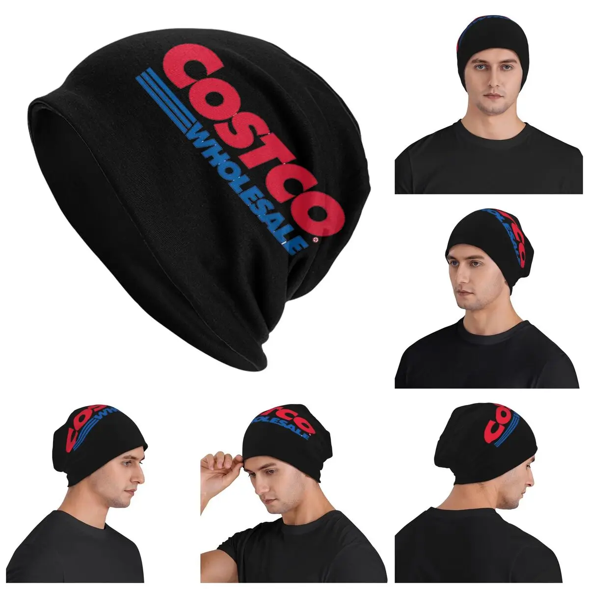 

City Costco Dreams Warm Knitted Cap Hip Hop Bonnet Hat Autumn Winter Outdoor Beanies Hats for Men Women Adult