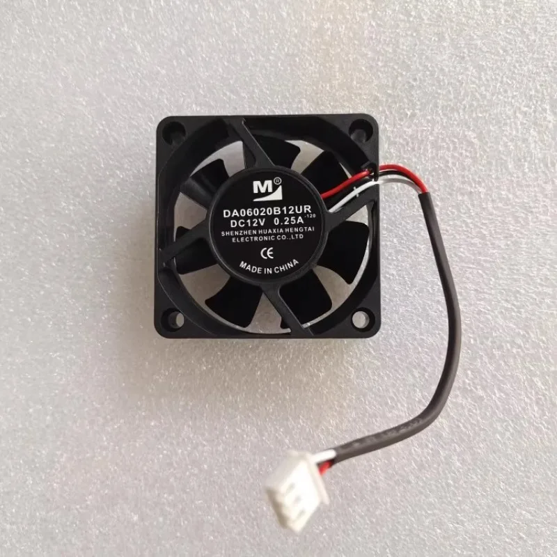 New Cooler Fan for M DA06020B12UR -120 6020 DC12V 0.25A 3-wire Cooling Fan 6CM 60x60x20mm