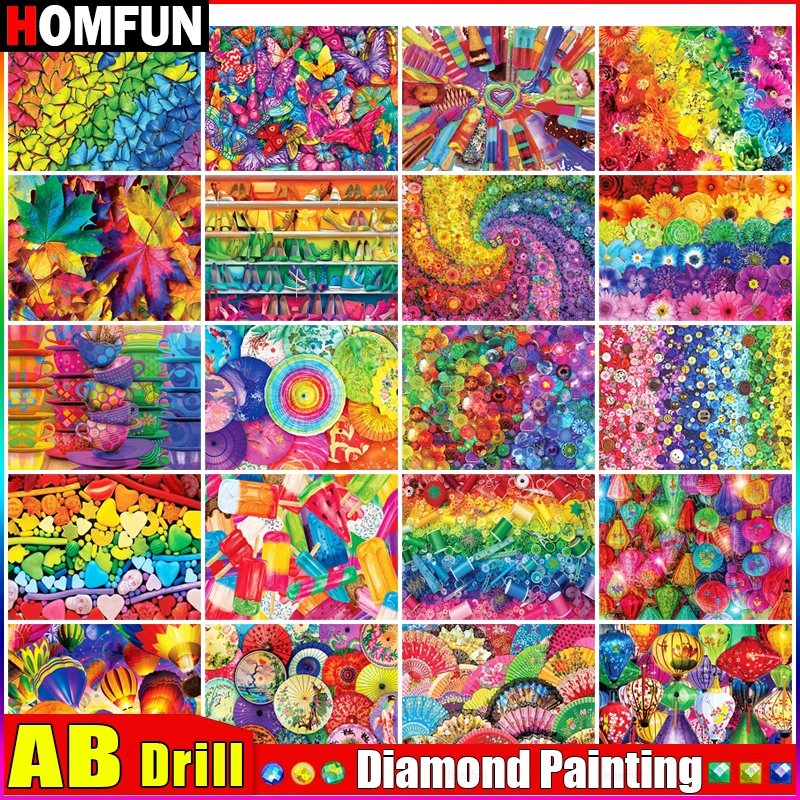 HOMFUN AB Diamond Painting 